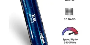 Disco Sólido SSD MVME NX-128GB M.2 Kingspec PCIE 3.0 3*4 Generacion